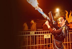 Handheld flamethrowers