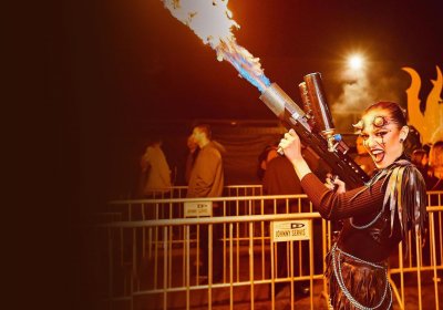 Handheld flamethrowers