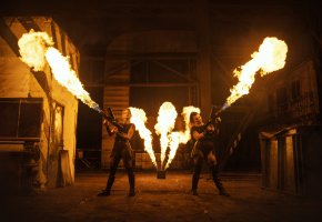 Tailored fire show